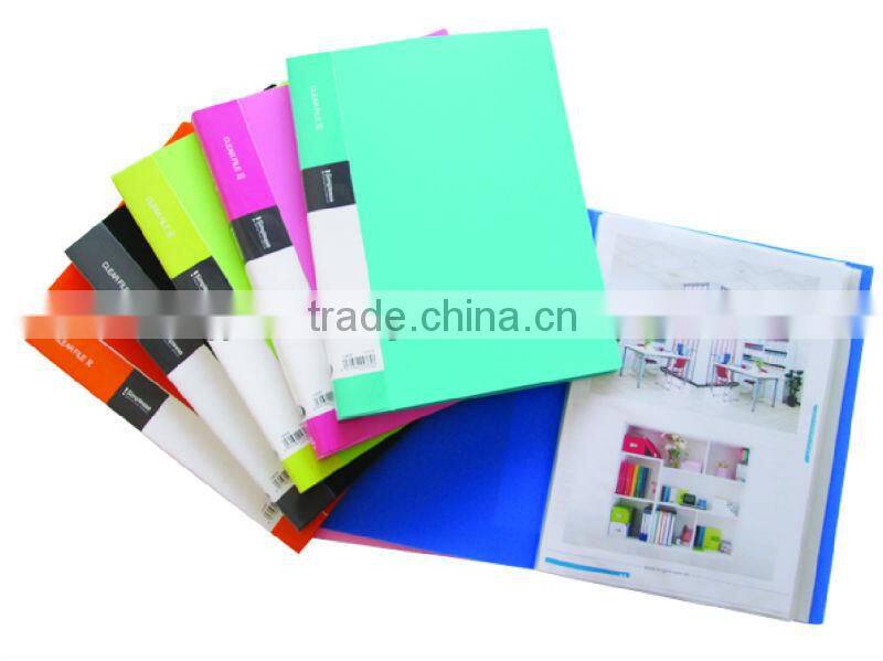 Clear File 40 pockets with 6 colors