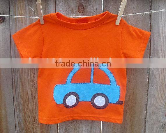 Wholesale casual t shirt & shorts design printed cotton childrens tee shirt for boys