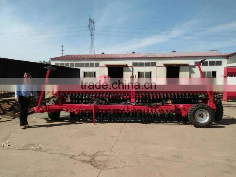 Farm equipment 70HP tractor mounted 24 rows planter for sesame wheat seeds planting