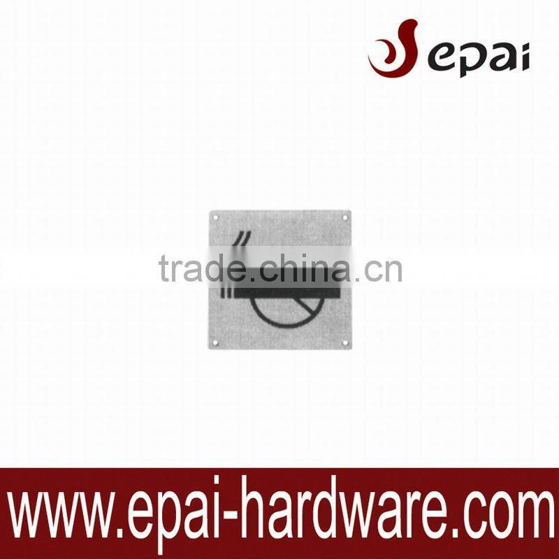 stainless steel No Smoking board