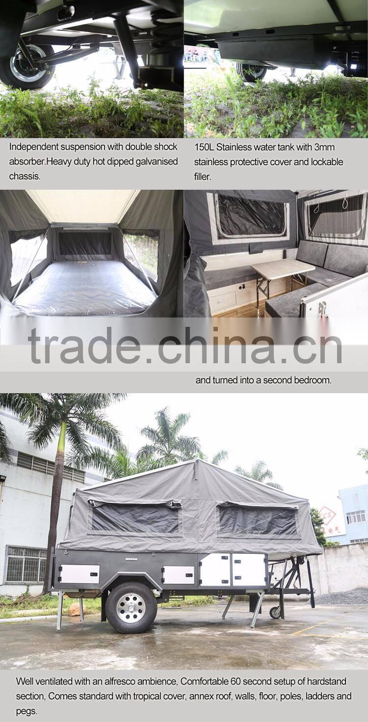 Lightweight Travel Trailers And Off Road Caravan With Slide Out Kitchen