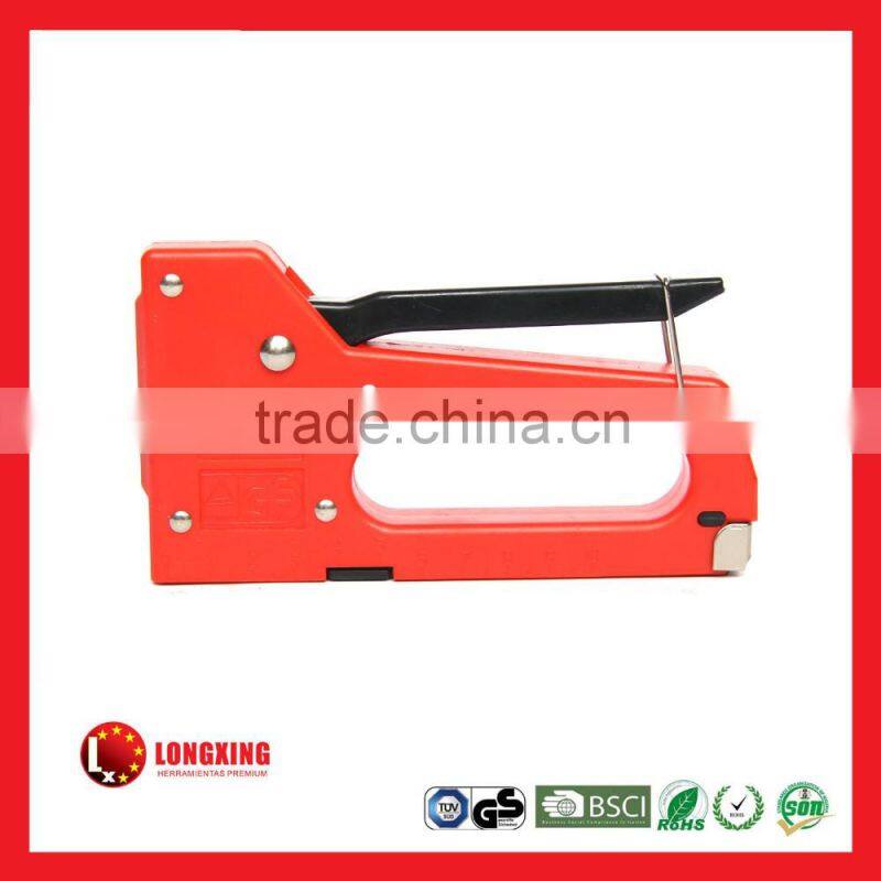 Factory Supply High Quality plastic stapler manual staple gun ,nail gun