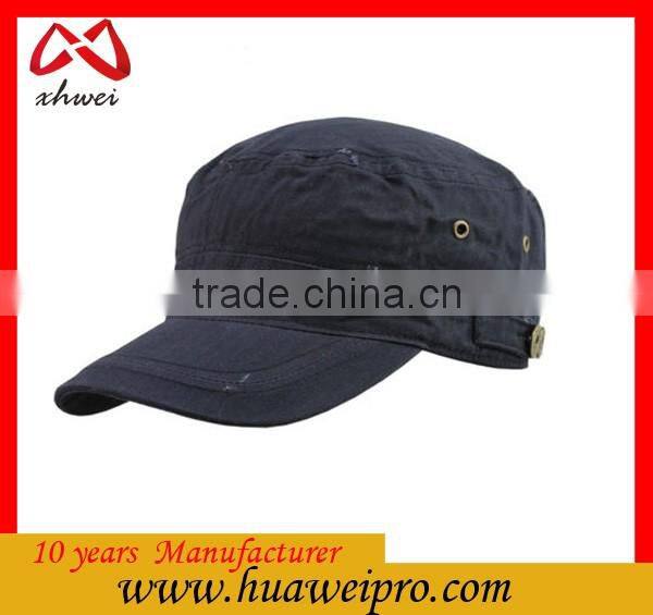 Pure Color Simple Trendy and Retro Military Army Cap Unisex Bulk Military Hat