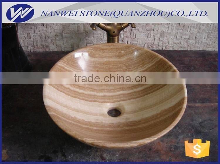 WOOD COLOR stone wash basin in bathroom and home products