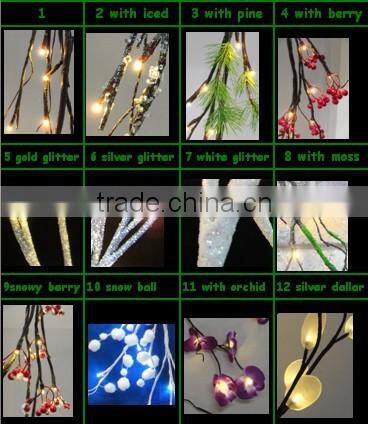 twig lighted garland /4 ft