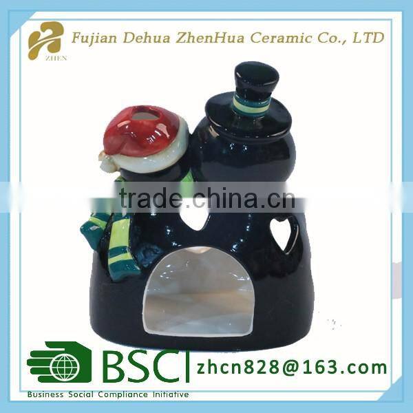 personalized christmas gift ceramic candle holder