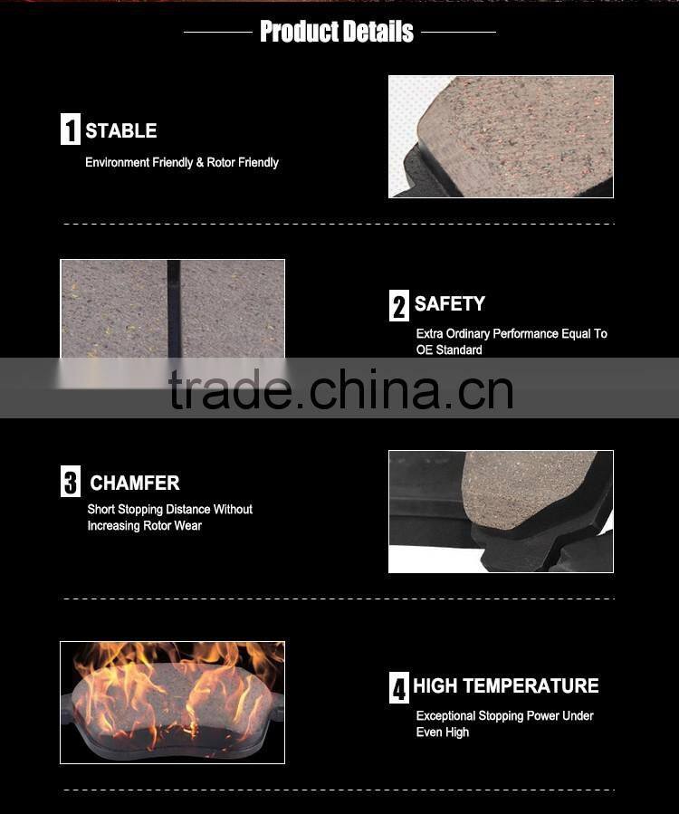 Top sale cheapest lada brake pad,brake pads for motorcycle,racing brake pads