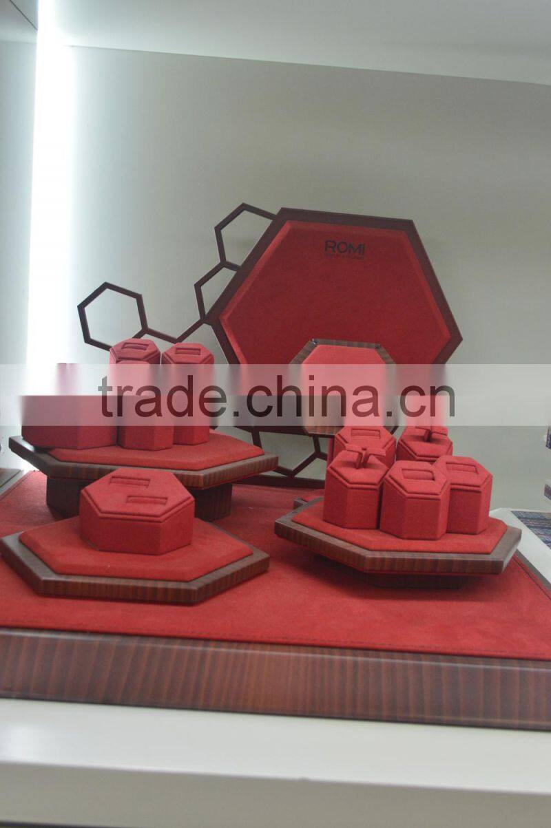 jewelry set display colorful woven leather jewelry window display furniture