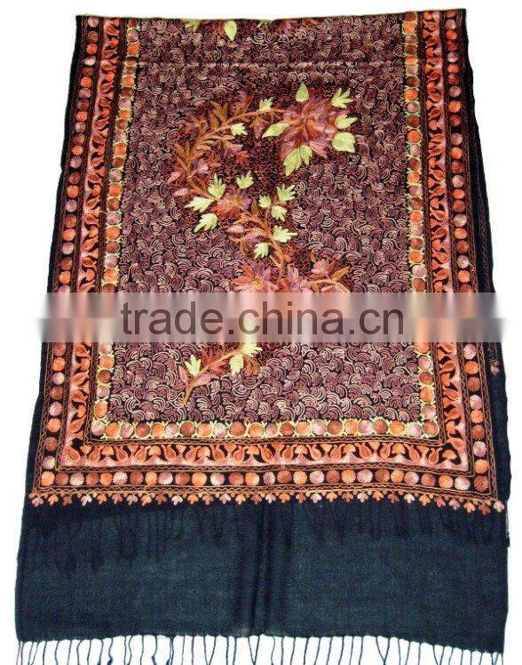 zari embroidery shawl