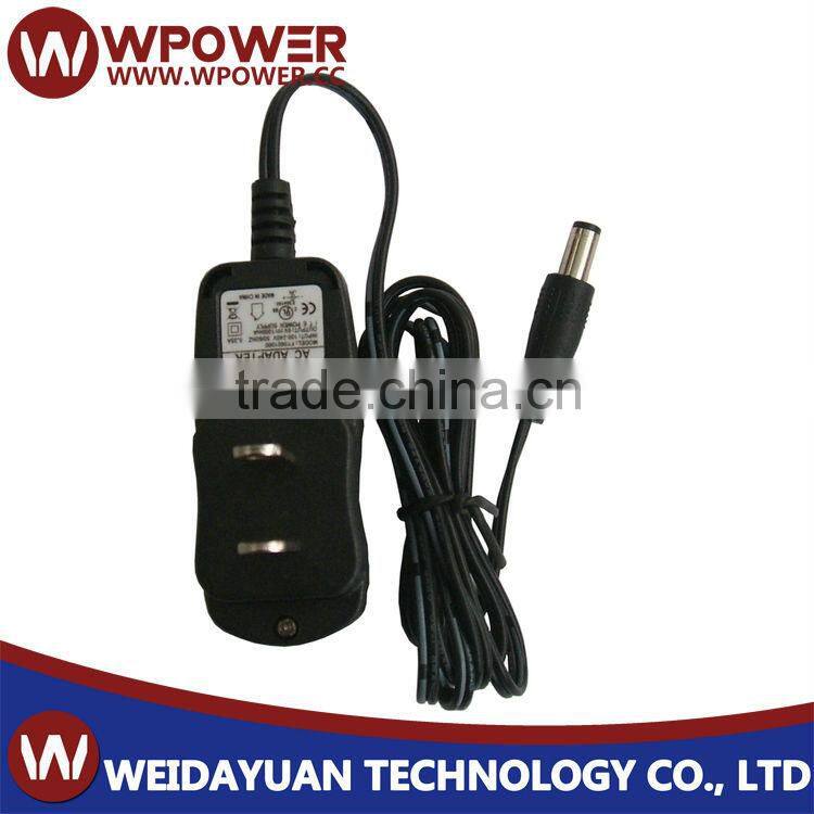 12V 0.5A plug in adaptor 12V 500mA (right angle Barrel type DC connecotor 5.5x2.1/2.5mm CE AU plug CE FCC SAA RoHS certificates)