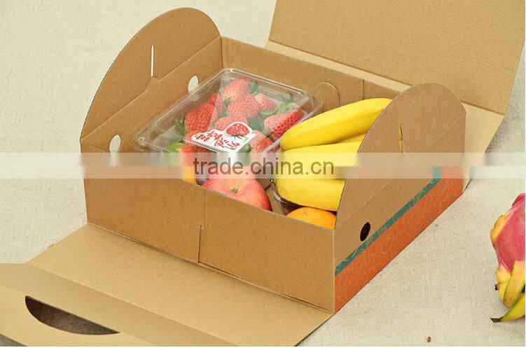 corrugated carton box for fresh fruit and vegetable packaging