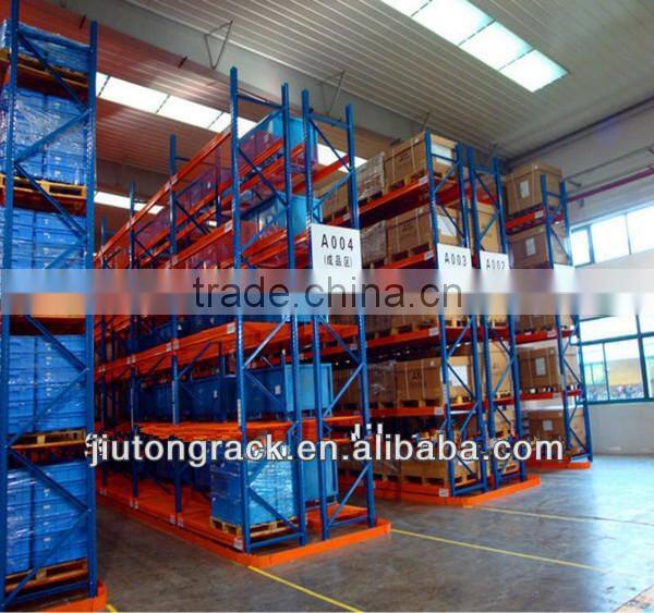 Quality Assured by CE and TUV narrow aisle pallet racking