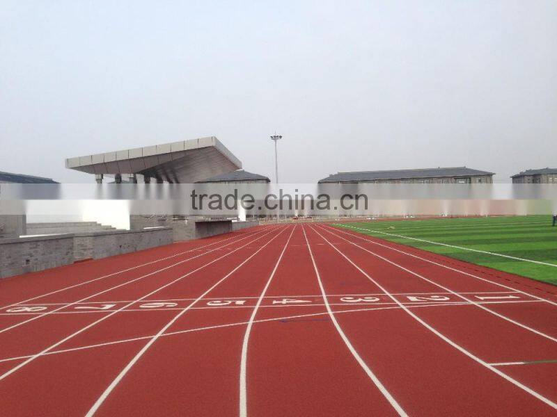 standarded 400 meters running tracks material