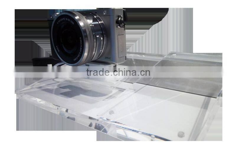 Showhi Retail anti theft security display stand for camera with alarm and charging H5110+