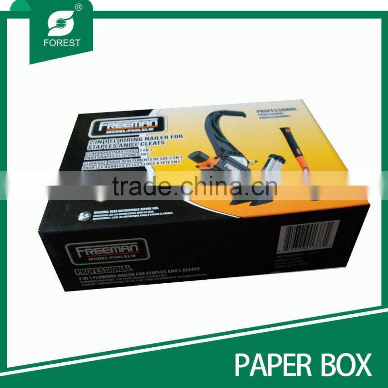 Unfoldable printed corrugated paper box for wholesale