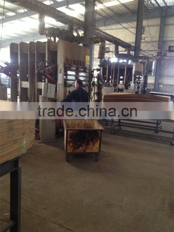 3.0mm decorative interior HDF melamine door skin /Natural Ash HDF veneer door skin/teak veneer HDF door skin