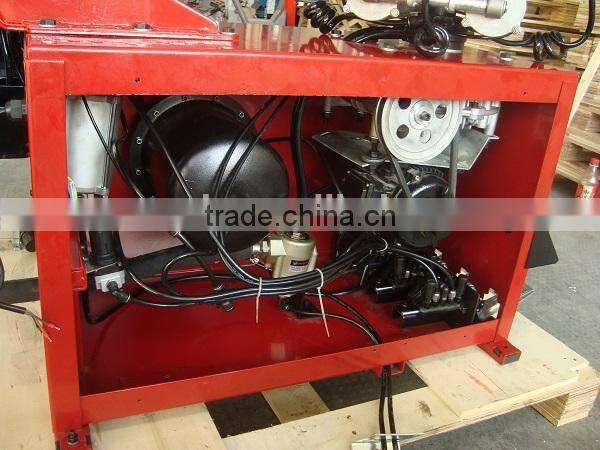 Automatic garage automobile for wheel change with tilting back post with one help arm CE approve model IT615