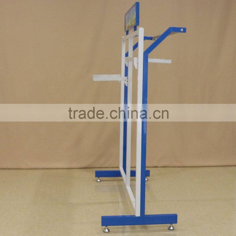 Metal multi-purpose rack hanging clothing display racks display stand
