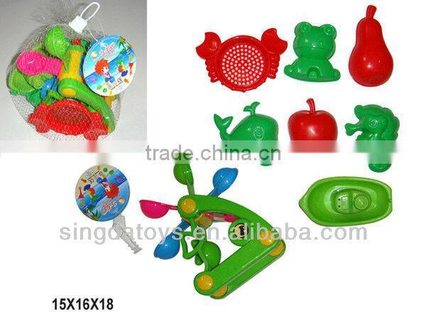 Summer beach set baby toy ( van, fork, shovel...)