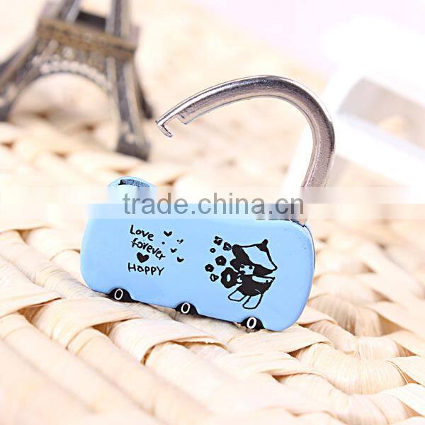 Exquisite Design 2015 Cheap Price Cute Diary Lock With Code Lock
