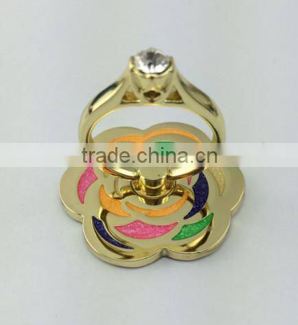 crystal sticky phone ring holder,mobile phone holder for car