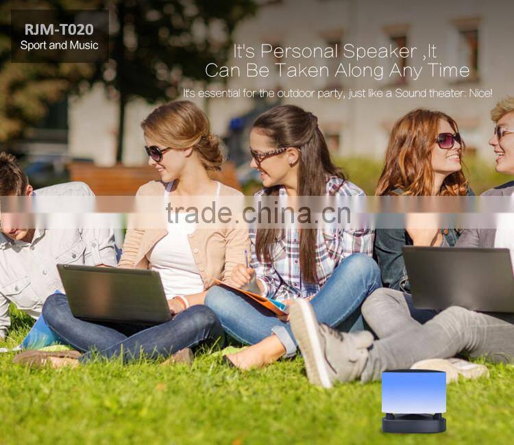 Mini Bluetooth Speaker Smart LED Bed Light Lamp Wireless Music Player