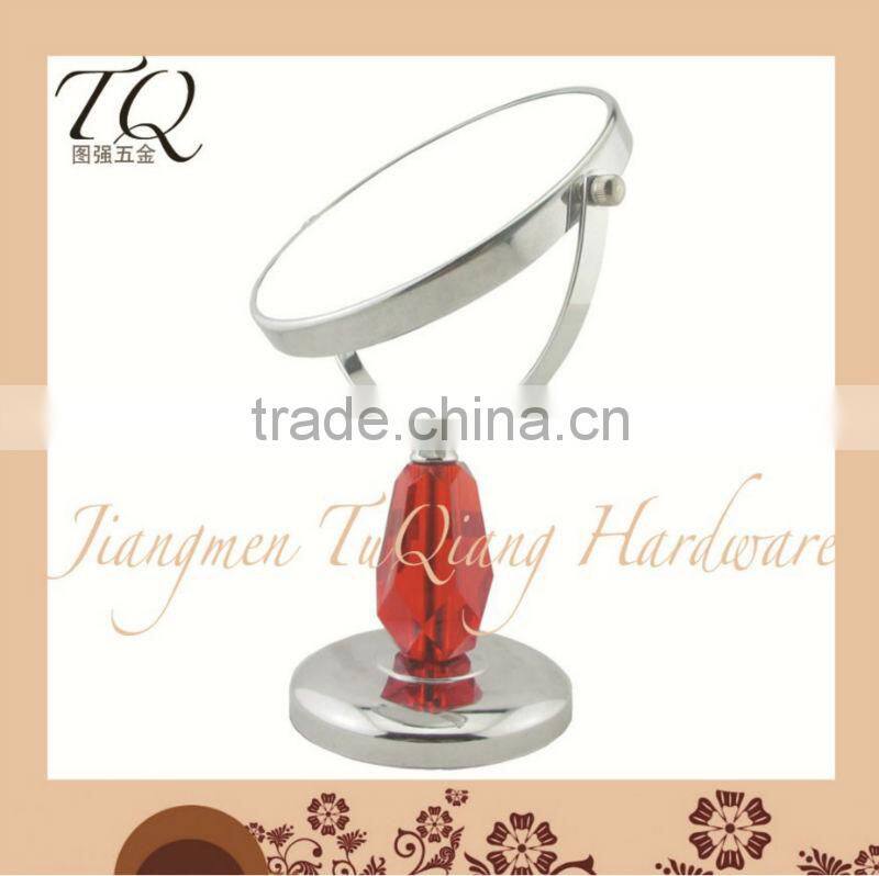 Fashional pocket cosmetic mirror with crystals