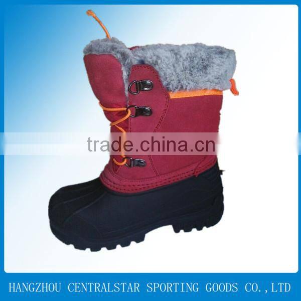 cute cheap winter waterproof boots/ snow boots for children