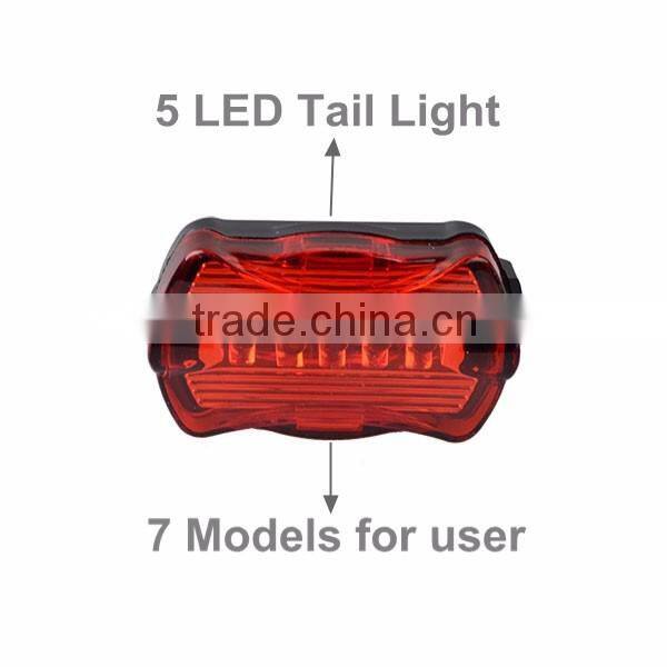 C8 1200LM Mountain Bicycle Flashlight XM-L T6 Bicycle LED Light with Rear Light Set