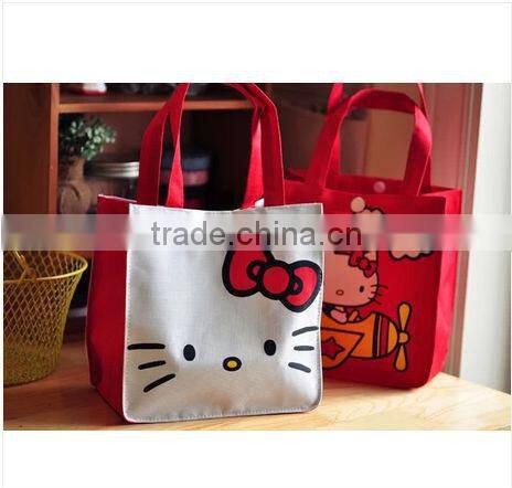 LW hello kitty fabric gift bags wholesale