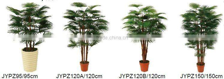 Replica fortune palm tree with real fiber