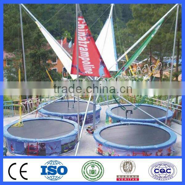Outdoor carnival amusement equipment bungee trampoline