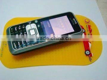 custom cheap mobile phone anti-slip rubber mat