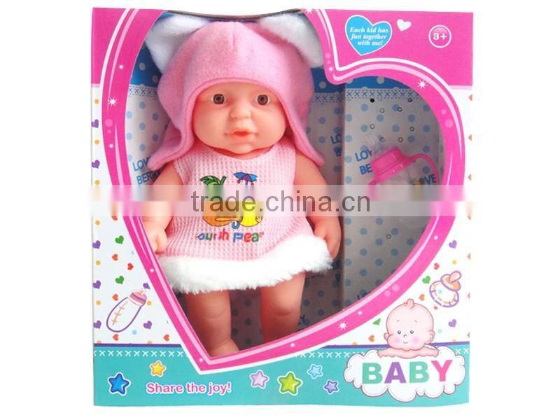 8 inch manufacturer China baby doll soft toy