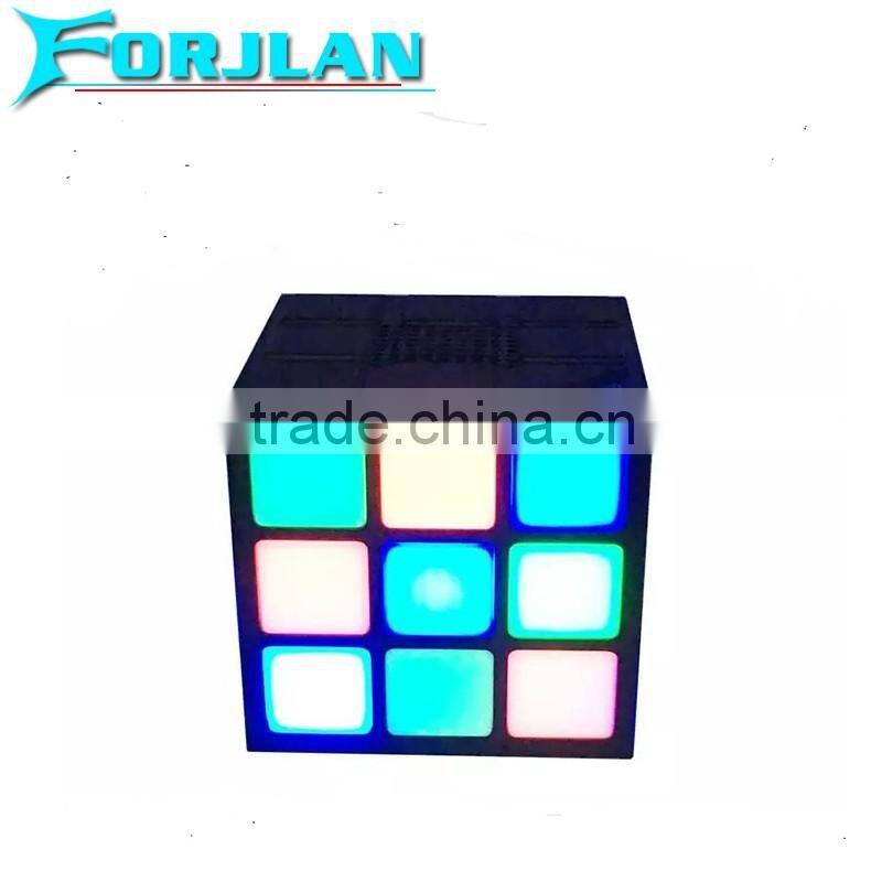 new arrival led dancing water bluetooth cube speaker