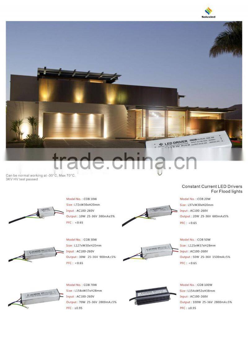 50W IP67 1500mA Constant Current Led Waterproof Driver