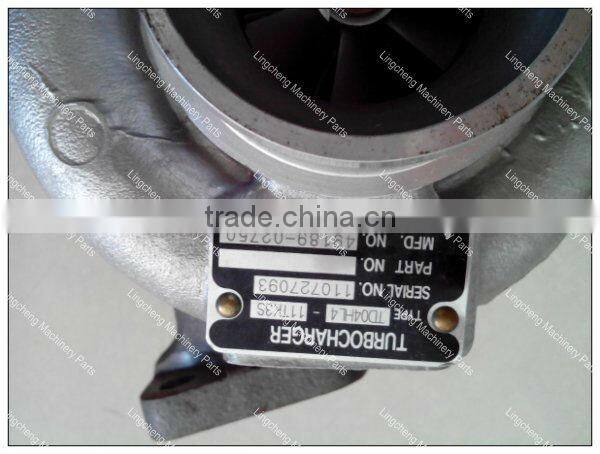 excavator parts of Japanese turbocharger 49189-02750 for Mitsubishi engine FR D04 for excavator New Holland E135BSR
