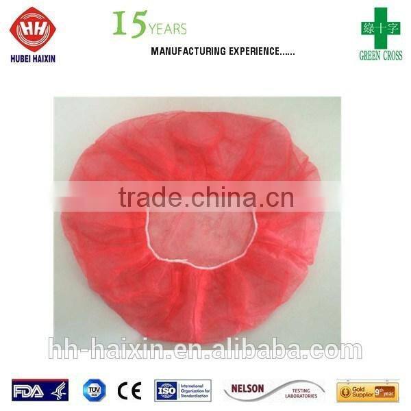 Disposable Nonwoven Spunlace Bouffant Cap