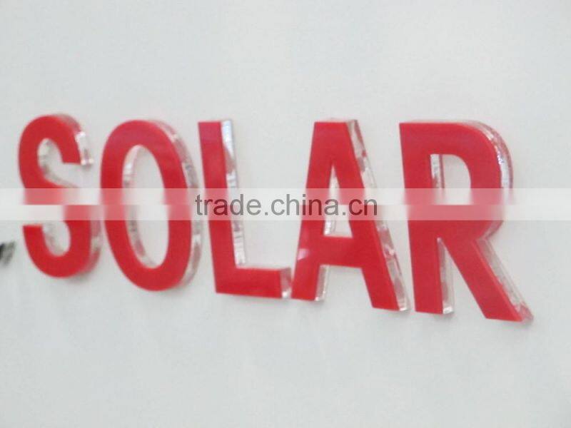 Delicate And Attractive Latest Acrylic Led Crystal Sign