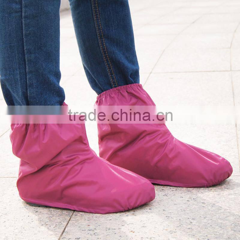 anti-skidding wateproof 190T oxford fabric shoes TPR