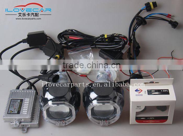 Popular projector lens, LED angle eye, H1 HID XENON LAMP