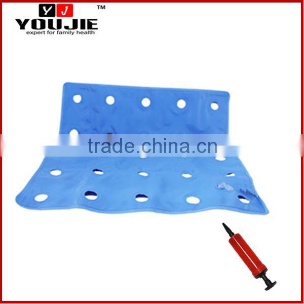 Factory supplier nylon PVC inflatable waterproof seat cushion with pump