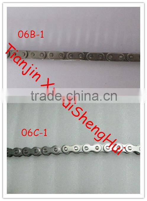 High quality strength 304 stainless steel roller chain 06C-1