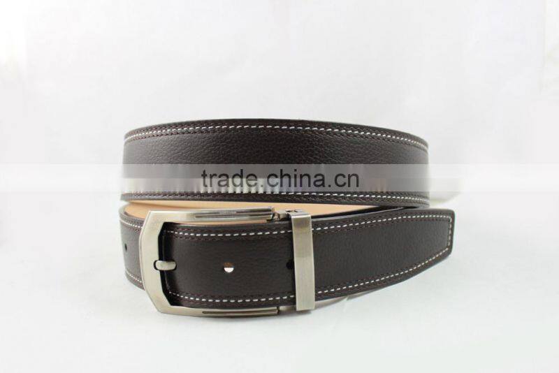 Ever Classic Men's Geniune Leather Belt Veg Tanned Full Grain Leather Belt Waist Belt