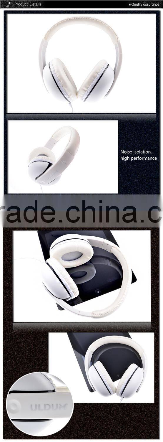 ULDUM brand stereo DJ headphone heavy bass gaming headset for mp3