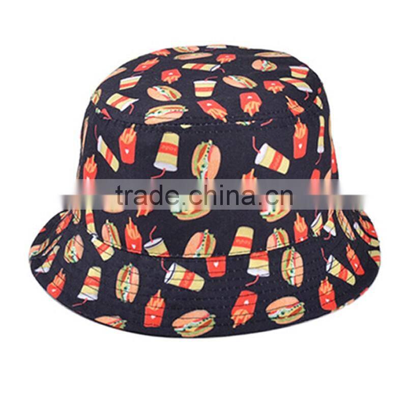 Nylon Print Bucket Hat