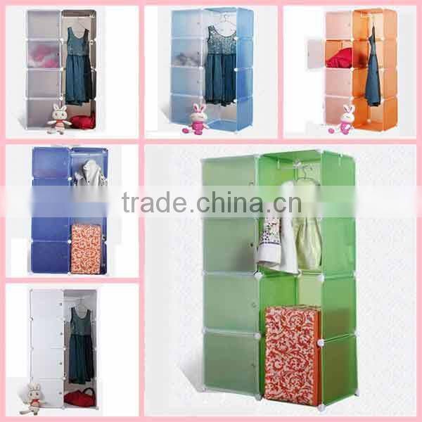 Newest leather beaded DIY Simple design sliding door bedroom wardrobe