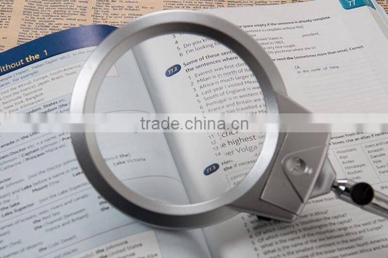 Metal desktop magnifying glasses WITH 2 led lights