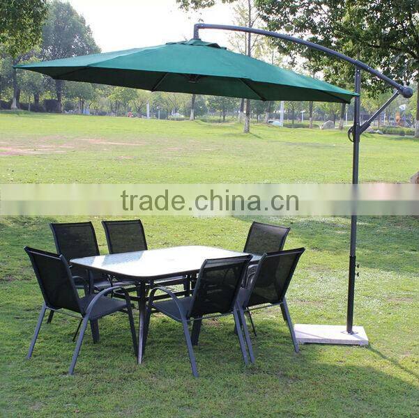 high quality garden table with umbrella