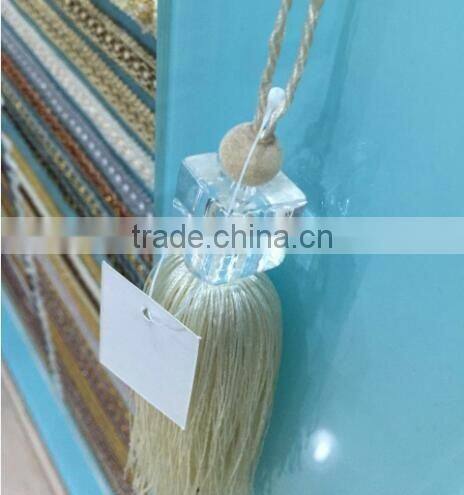 Decoration tassel crystal bead pompom home decor tassel type for curtain,car,key